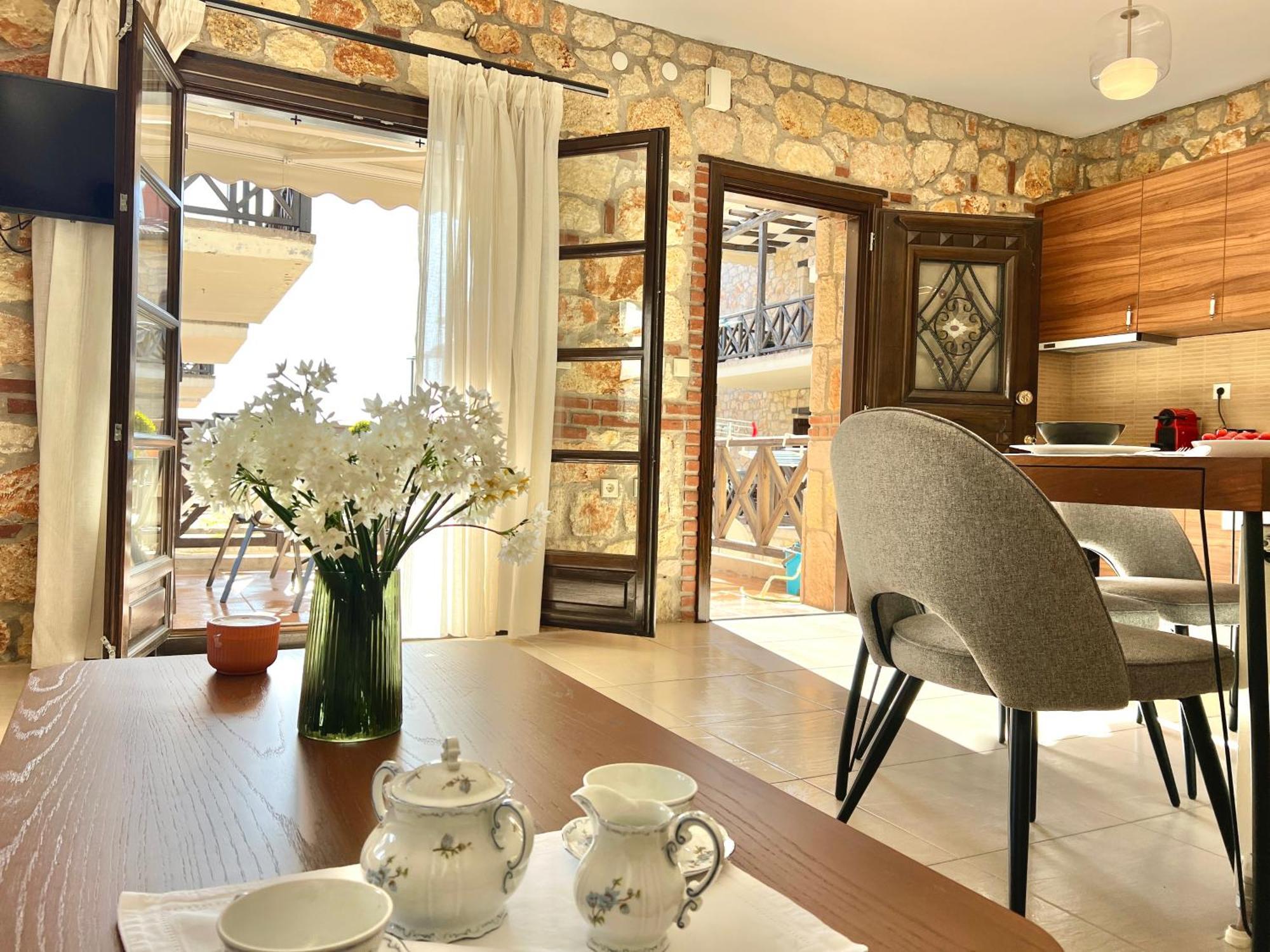 Pensjonat Boutique Stone House Psakoudia Zewnętrze zdjęcie